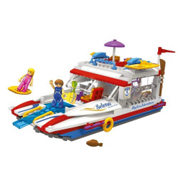 Set constructie, aventura pe mare, 6 ani+, 408 piese