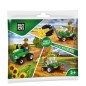 Set constructie Ferma, tractor cu figurina, Blocki My Farm, Plic colectie