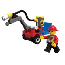 Set constructie Tun pompieri cu figurina, Blocki My Fire Brigade, varsta 5 ani