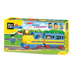 Set constructii copii, 36 piese, Trenul lui Toma, 24 luni+