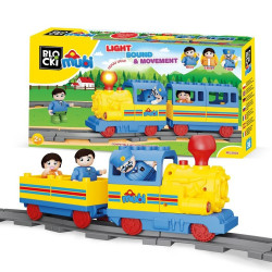 Set constructii copii, 36 piese, Trenul lui Toma, 24 luni+