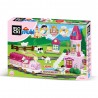 Set constructie, 85 piese, Castelul Magic Al Printesei Lily, 2 ani+