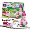Set constructie, 85 piese, Castelul Magic Al Printesei Lily, 2 ani+