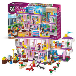 Blocuri de construit My Girls, centrul comercial, 713 piese
