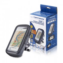 Suport smartphone bicicleta, pana la 5.5 inch, montare ghidon, impermeabil