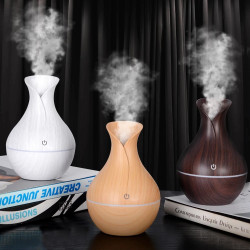 Difuzor aromaterapie, 130 ml, iluminat LED 7 culori, reincarcabil USB