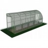 Solar pentru gradina, 6x1,5x2 m, 5 ferestre, intrare dubla, folie PE, filtru UV4
