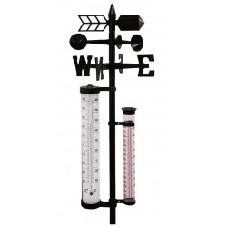 Statie meteo pentru gradina, indicator de precipitatii, viteza vant