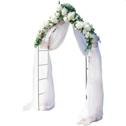 Pergola gradina, arcada metalica decorativa stil gothic, 150x37x240 cm