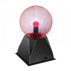 Glob decorativ cu plasma si senzor de atingere, 6W, diametru 12.7 cm
