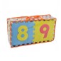 Covor tip puzzle, 36 piese, suprafata 3.2 mp, litere, cifre, burete, RESIGILAT