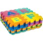 Covor tip puzzle, 36 piese, suprafata 3.2 mp, litere, cifre, burete, RESIGILAT