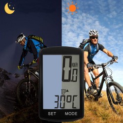 Kilometraj wireless pentru bicicleta, 19 functii, display LED, oprire / pornire automata, resigilat