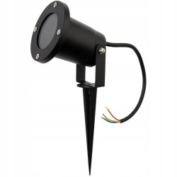 Spot LED 35W, conector GU10, impermeabil, certificare IP54, aluminiu, negru