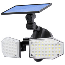 Proiector solar 15W, 78 LED-uri , senzor miscare, unghi 120 grade, IP65