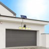 Proiector solar LED 20W, 3 programe iluminare, senzor miscare, telecomanda, IP65