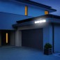 Proiector solar LED 20W, 3 programe iluminare, senzor miscare, telecomanda, IP65
