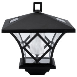 Felinar solar LED, inaltime 138 cm, alb rece, 12 lm, IP44