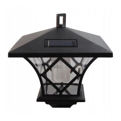 Felinar solar LED, inaltime 138 cm, alb rece, 12 lm, IP44