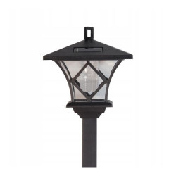 Felinar solar LED, inaltime 138 cm, alb rece, 12 lm, IP44
