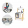 Bucatarie din lemn pentru copii, 5 accesorii gatit incluse, 86 x 29,5 x 53,5 cm