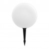 Lampa solara gradina LED RGB, glob diametru 30 cm, reincarcabila USB, telecomanda