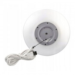 Lampa solara gradina LED RGB, glob diametru 30 cm, reincarcabila USB, telecomanda