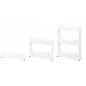 Raft universal pe roti, modular, 3 rafturi, 72x54.5x12.5 cm Raft universal pe roti, modular, 3 rafturi, 72x54.5x12.5 cm