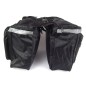 Geanta bicicleta, pentru portbagaj, 4 compartimente, fixare velcro, reflectorizanta Geanta bicicleta, pentru portbagaj, 4 compartimente, fixare velcro, reflectorizanta