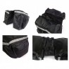 Geanta bicicleta, pentru portbagaj, 4 compartimente, fixare velcro, reflectorizanta
