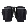 Geanta bicicleta, pentru portbagaj, 4 compartimente, fixare velcro, reflectorizanta
