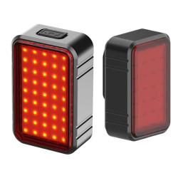 Stop bicicleta 45 LED-uri, reincarcabil USB, 6 moduri iluminare, IPX4