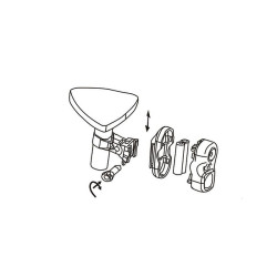 Set far si stop LED pentru bicicleta, 3 moduri iluminare, coliere de fixare