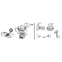 Kit far si stop pentru bicicleta, LED, 3 moduri iluminare, fixare colier reglabil