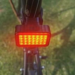 Stop bicicleta 45 LED-uri, reincarcabil USB, 6 moduri iluminare, IPX4