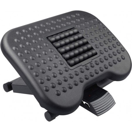 Suport ergonomic pentru picioare, role masaj, 3 trepte inaltime, suprafata anti-derapanta