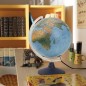 Glob pamantesc iluminat, diametru 40 cm, harta fizica si politica, cartografie limba romana