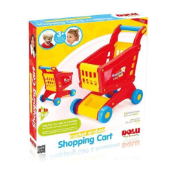 Carucior cumparaturi, supermaket, multicolor, 49x41x29 cm