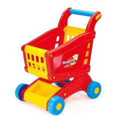 Carucior cumparaturi, supermaket, multicolor, 49x41x29 cm