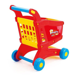 Carucior cumparaturi, supermaket, multicolor, 49x41x29 cm