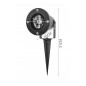 Proiector LED Craciun, model fulgi de nea, 4W, interior si exterior, IP44, resigilat Proiector LED Craciun, model fulgi de nea, 4W, interior si exterior, IP44, resigilat