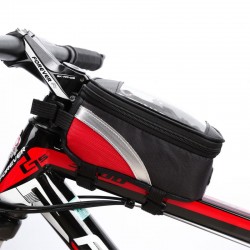 Borseta biciclete, compartiment smartphone 13.5x8 cm, orificiu cablu casti