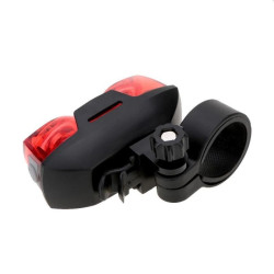 Set far si stop LED pentru bicicleta, 3 moduri iluminare, coliere de fixare