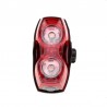 Set far si stop LED pentru bicicleta, 3 moduri iluminare, coliere de fixare