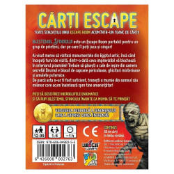 Carti joc Escape, model Blestemul Sfinxului, 1-6 persoane