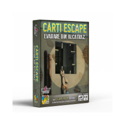 Carti Evadare din Alcatraz, joc escape room portabil, multicolor