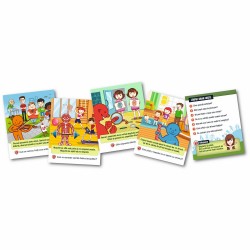 Joc cu cartonase educative, Corpul meu sanatos, 5 ani +