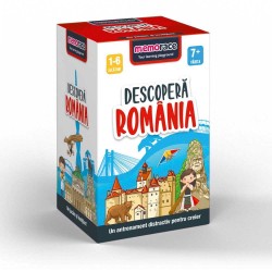 Cartonase educative, Descopera Romania, 1-6 jucatori, varsta 7 ani +