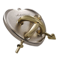 Puzzle mecanic, din metal, tema Amour