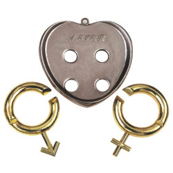 Puzzle mecanic, din metal, tema Amour